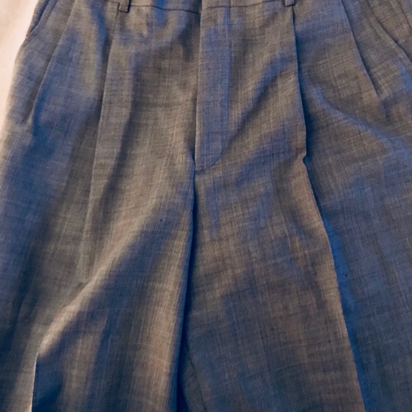 BNWT LANDS’ END grey pleated Men’s pants - Picture 5 of 7